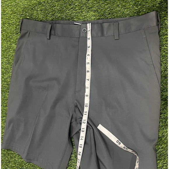 Nike Golf Dri Fit Shorts Gray Flat Front Performance Stretch 330239-021 36 8.5" - Picture 5 of 10